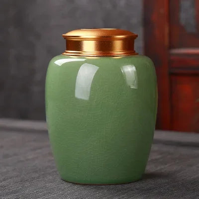 Funeral Cremation Coffin Burial Ashes Reliquary Ceramic Pet Urn Small Animal Ashes Container Dog Memories of Deceased Pets