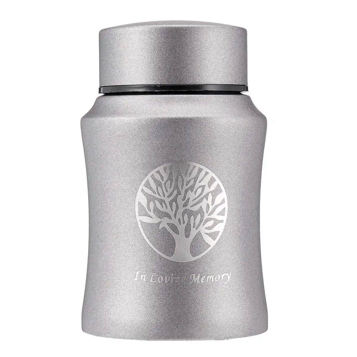 Stainless Steel Pet Urn Cremation Ashes Keepsake for Dogs, Cats, and Small Animals