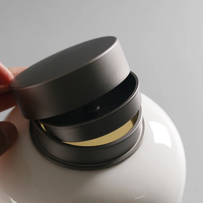 Handcrafted Large 1230ml Pet Memorial Urn for Dog Cremation