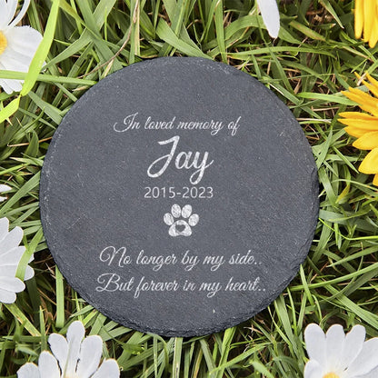 Personalised Pet Memorial Stone with Custom Dog Name