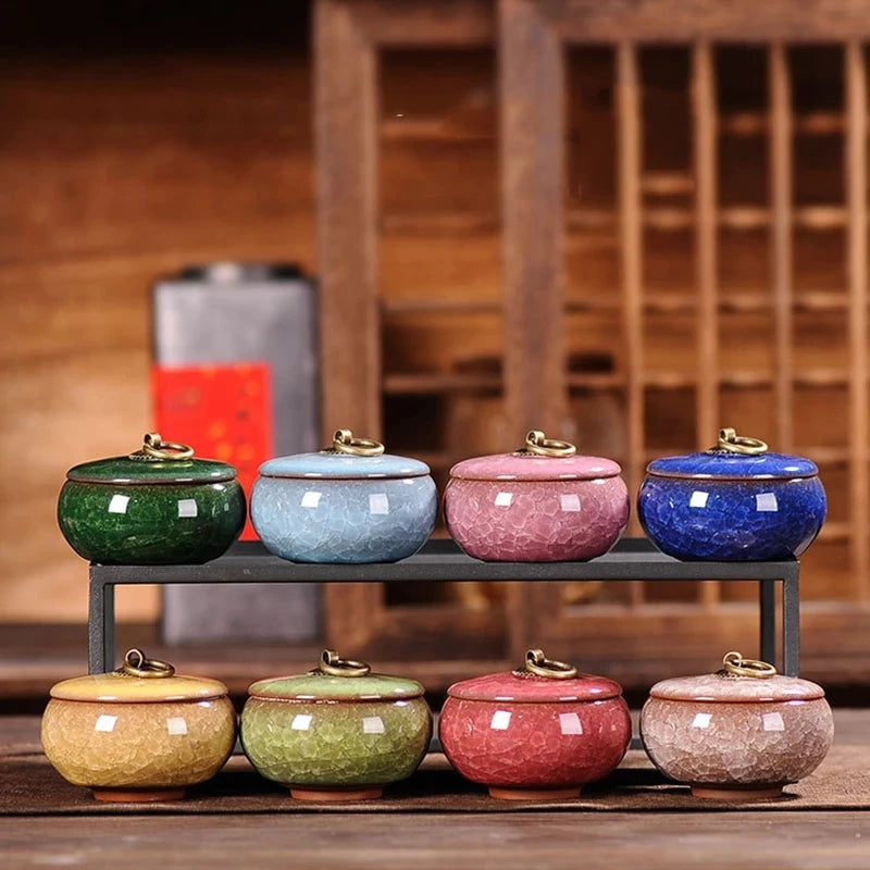 Ceramics Ash Urn Sealed Cremation Funeral Ashes Keepsake Small Animals Pet Dog Cat Memorial Suitable Home Fireplaces Burial