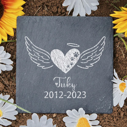 Personalised Pet Memorial Stone with Custom Dog Name