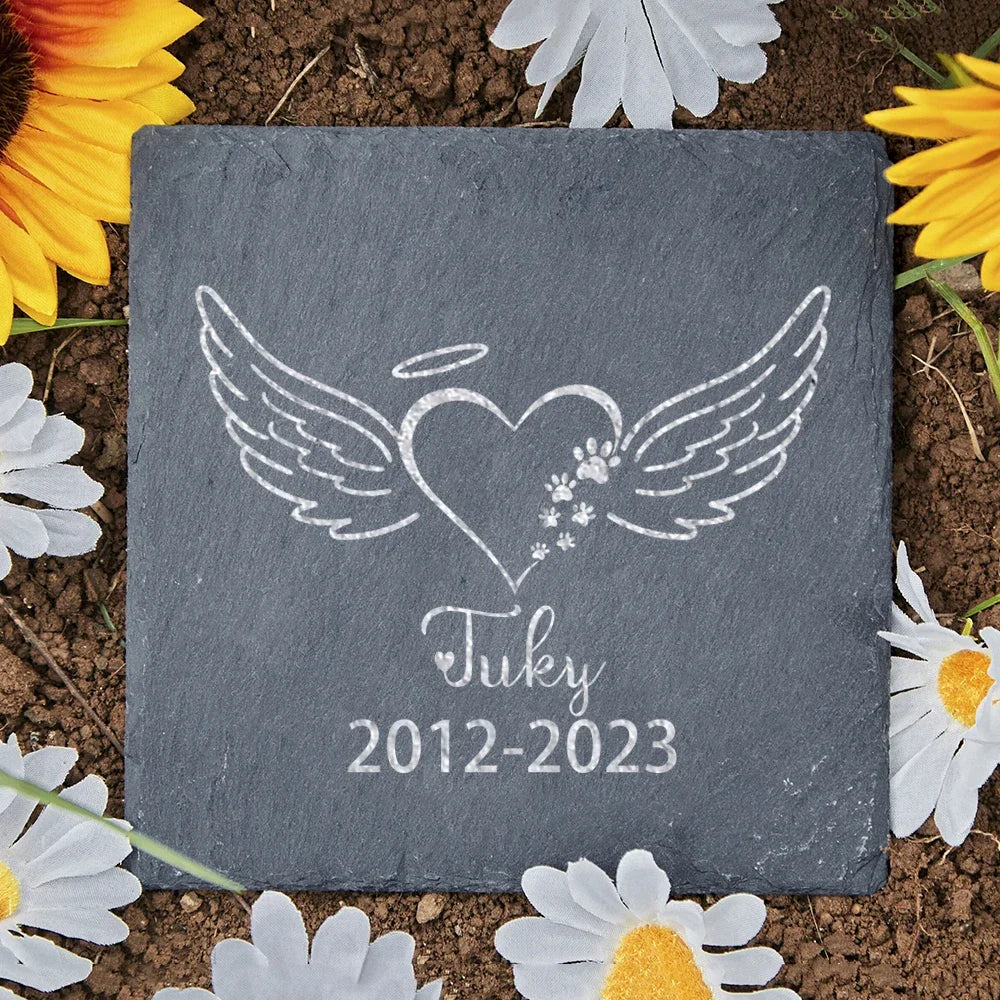 Personalised Pet Memorial Stone with Custom Dog Name