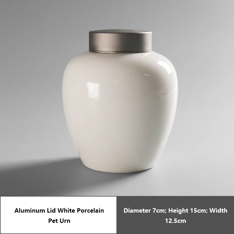 Handcrafted Large 1230ml Pet Memorial Urn for Dog Cremation