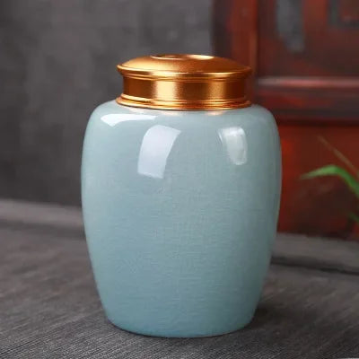 Funeral Cremation Coffin Burial Ashes Reliquary Ceramic Pet Urn Small Animal Ashes Container Dog Memories of Deceased Pets