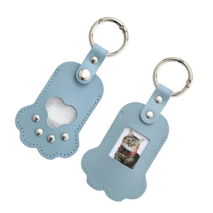 Japanese Style Paw Shaped Pet Memorial Keychain