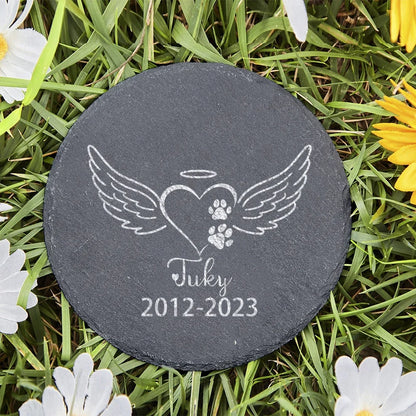 Personalised Pet Memorial Stone with Custom Dog Name