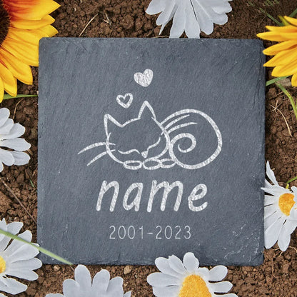 Personalised Pet Memorial Stone with Custom Dog Name