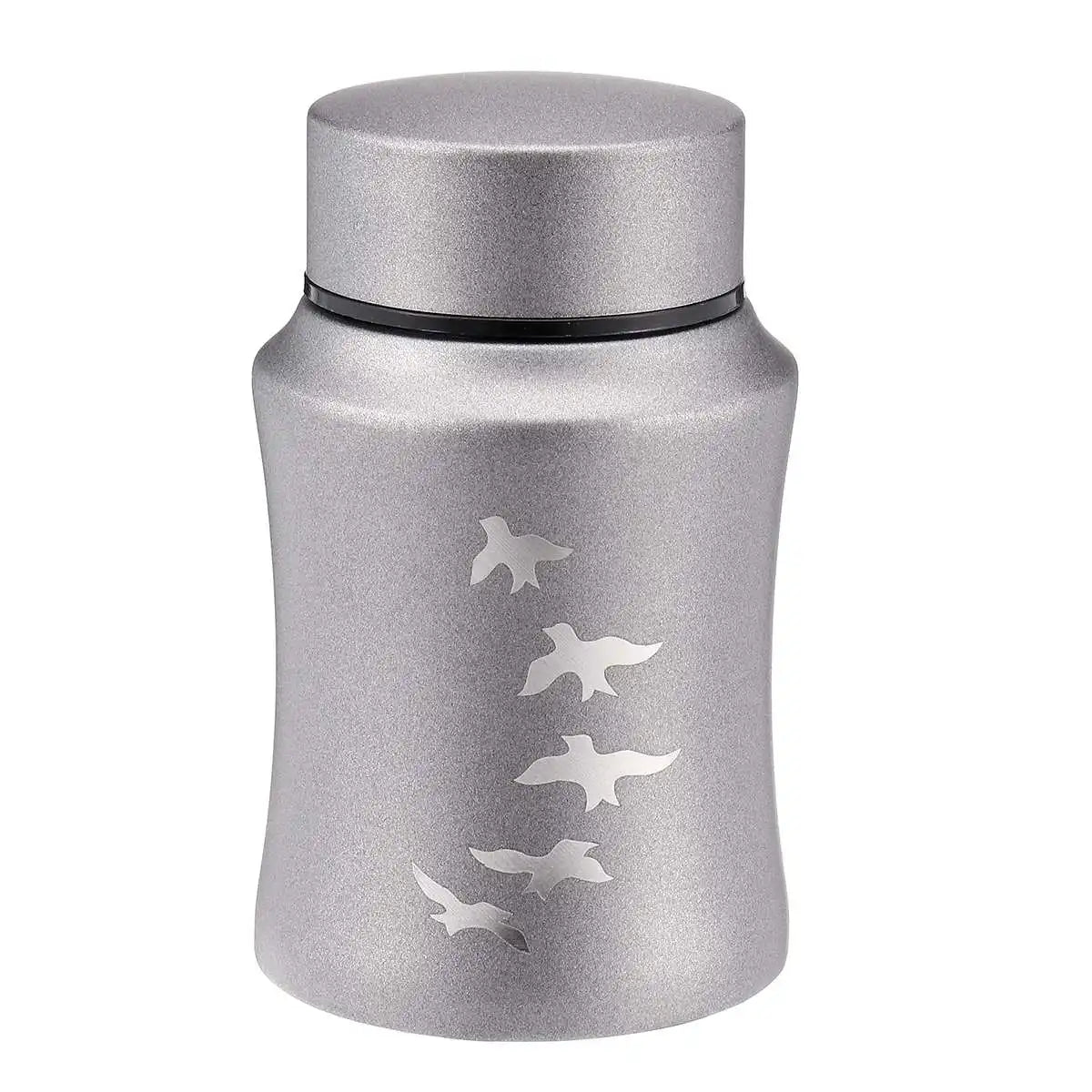 Stainless Steel Pet Urn Cremation Ashes Keepsake for Dogs, Cats, and Small Animals