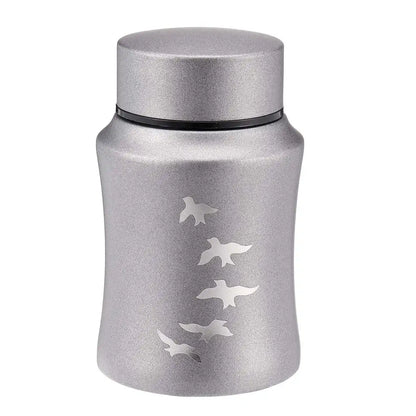 Stainless Steel Urns for Pets, Cremation Ashes, Keepsake Casket, Gold, Silver, Dog, Cat, Birds, Mouse, Pet Memorials