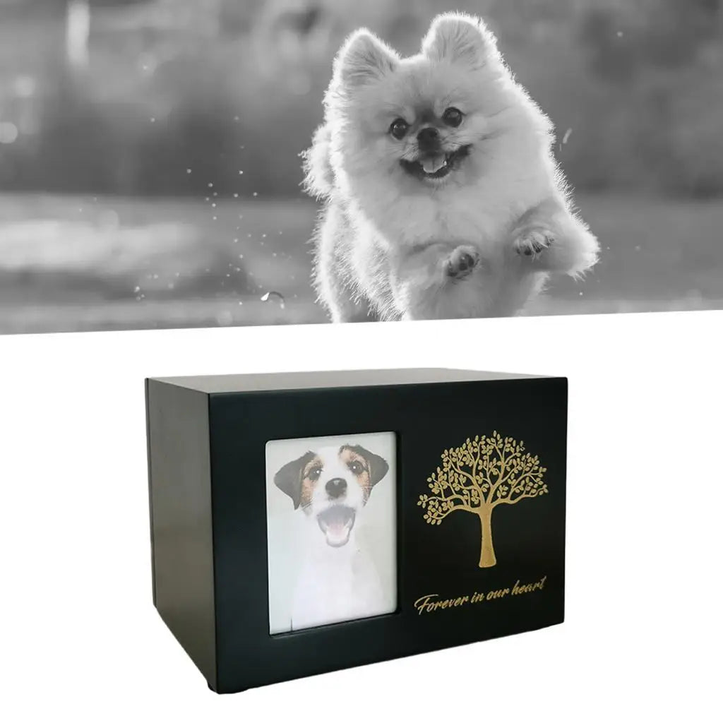 Pet Urn Souvenir Gifts Commemorate Funeral Supplies Wood Memorial Keepsake