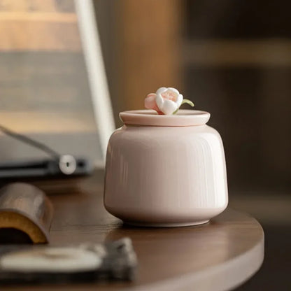 Pets Ceramic Urn Cremation Moisture-proof Memorial Cat and Dog Ashes Storage Hair Teeth Caskets and Urns Pet Memorials Products