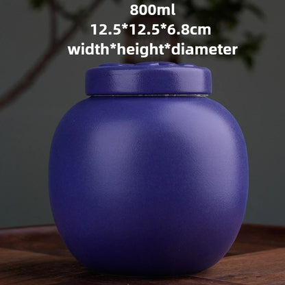 Ceramic Pet Urn with Paw Print Design