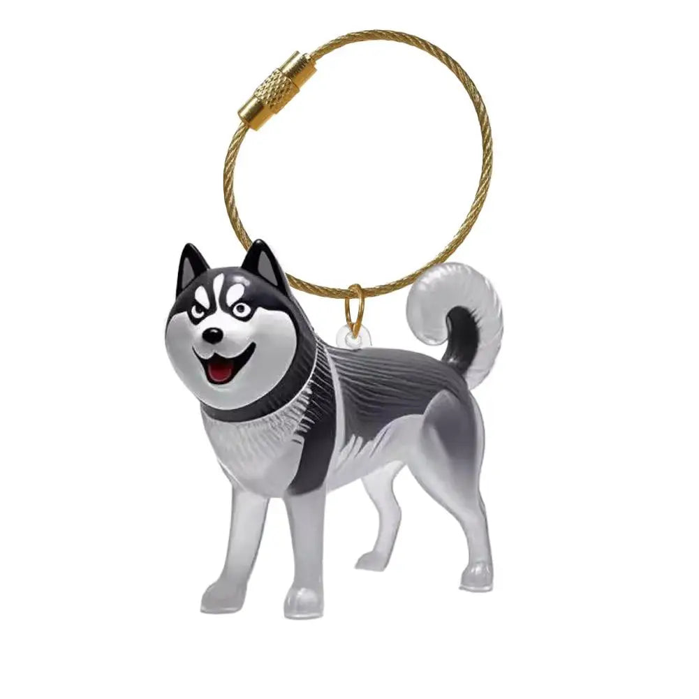 Dog Hair Memorial Keepsake Pendant Transparent Keychain