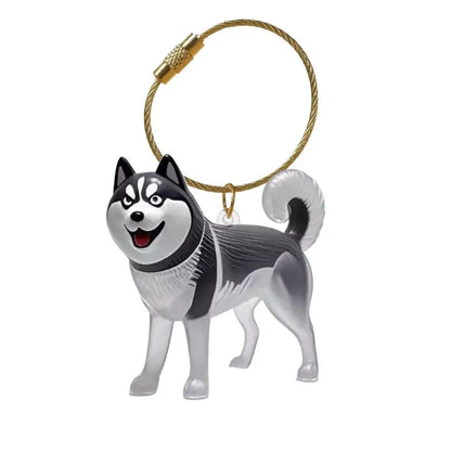 Dog Hair Memorial Keepsake Pendant Transparent Keychain