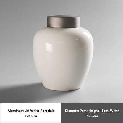 Handcrafted Large 1230ml Pet Memorial Urn for Dog Cremation