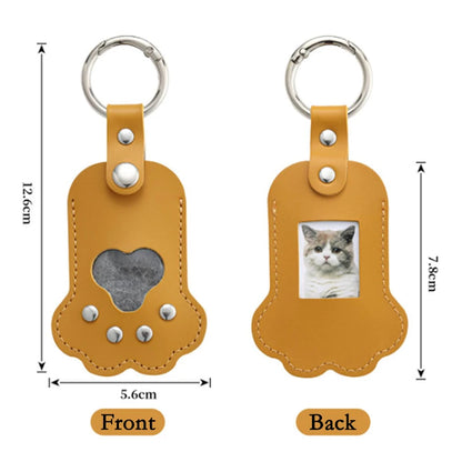 Japanese Style Paw Shaped Pet Memorial Keychain