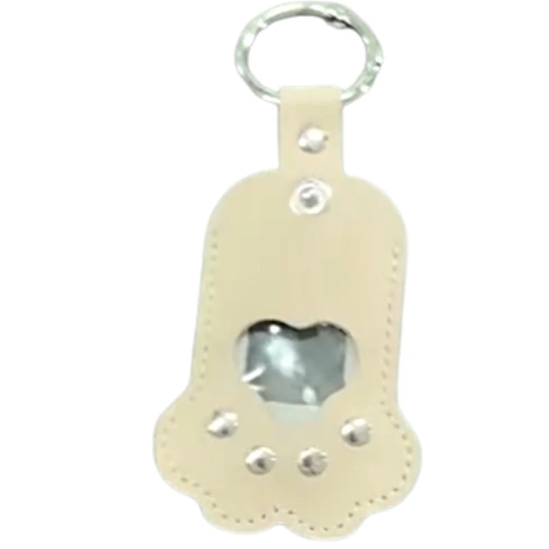 Japanese Style Paw Shaped Pet Memorial Keychain