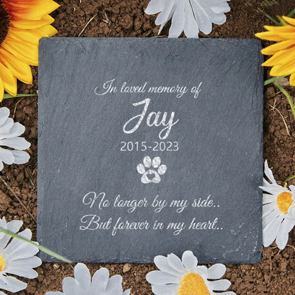 Personalised Pet Memorial Stone with Custom Dog Name