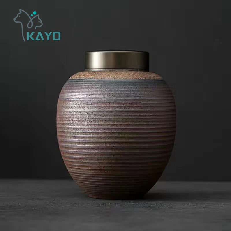 Japanese Wabi-Sabi Style Pet Urn