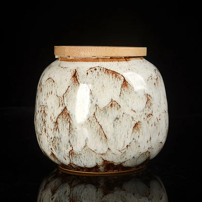 Small Ceramic Pet Urn 8x7cm Moisture-Proof Cremation Ashes Keepsake