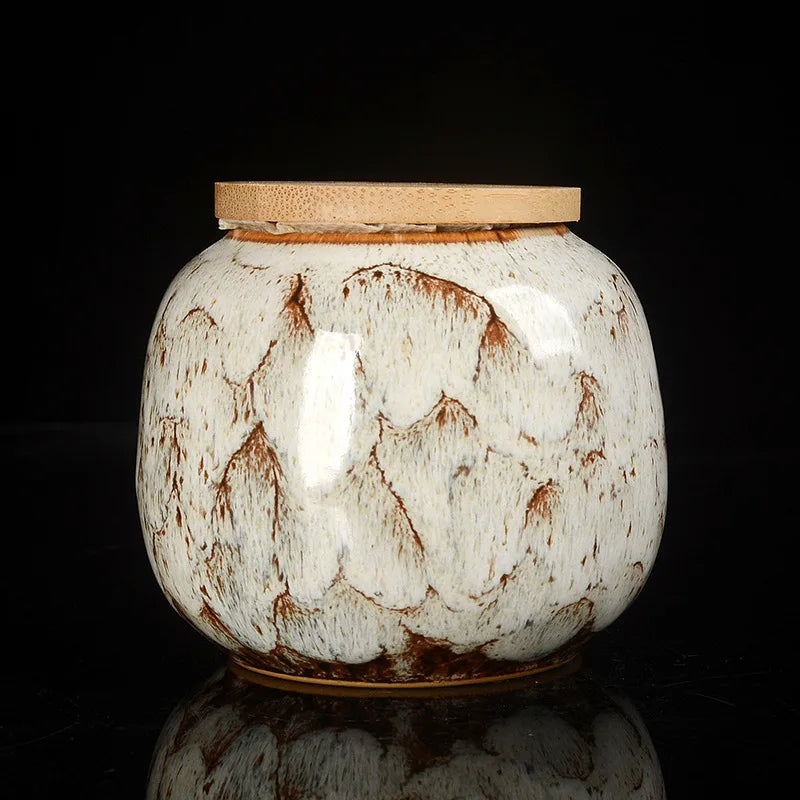 Pet urn kiln changes ceramic 8*7cm small pot animal cremation ashes store anticorrosive moisture-proof souvenirs