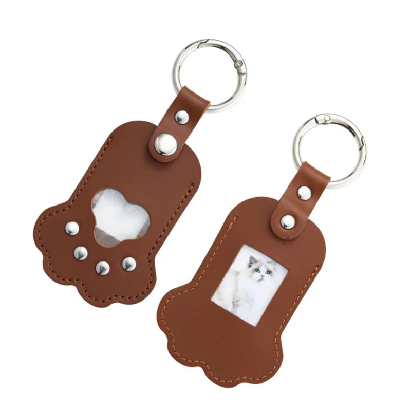 Japanese Style Paw Shaped Pet Memorial Keychain