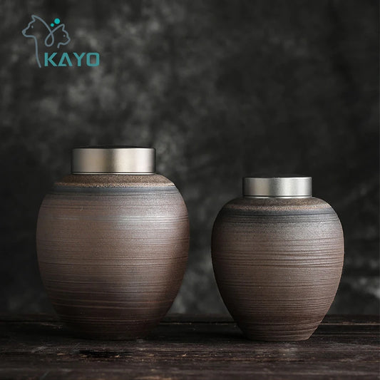 Japanese Wabi-Sabi Style Pet Urn