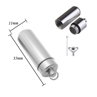 Ashes Urn Necklace – Stainless Steel Paw Pendant