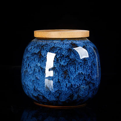 Small Ceramic Pet Urn 8x7cm Moisture-Proof Cremation Ashes Keepsake