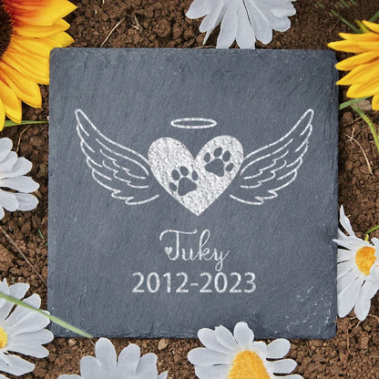 Personalised Pet Memorial Stone with Custom Dog Name