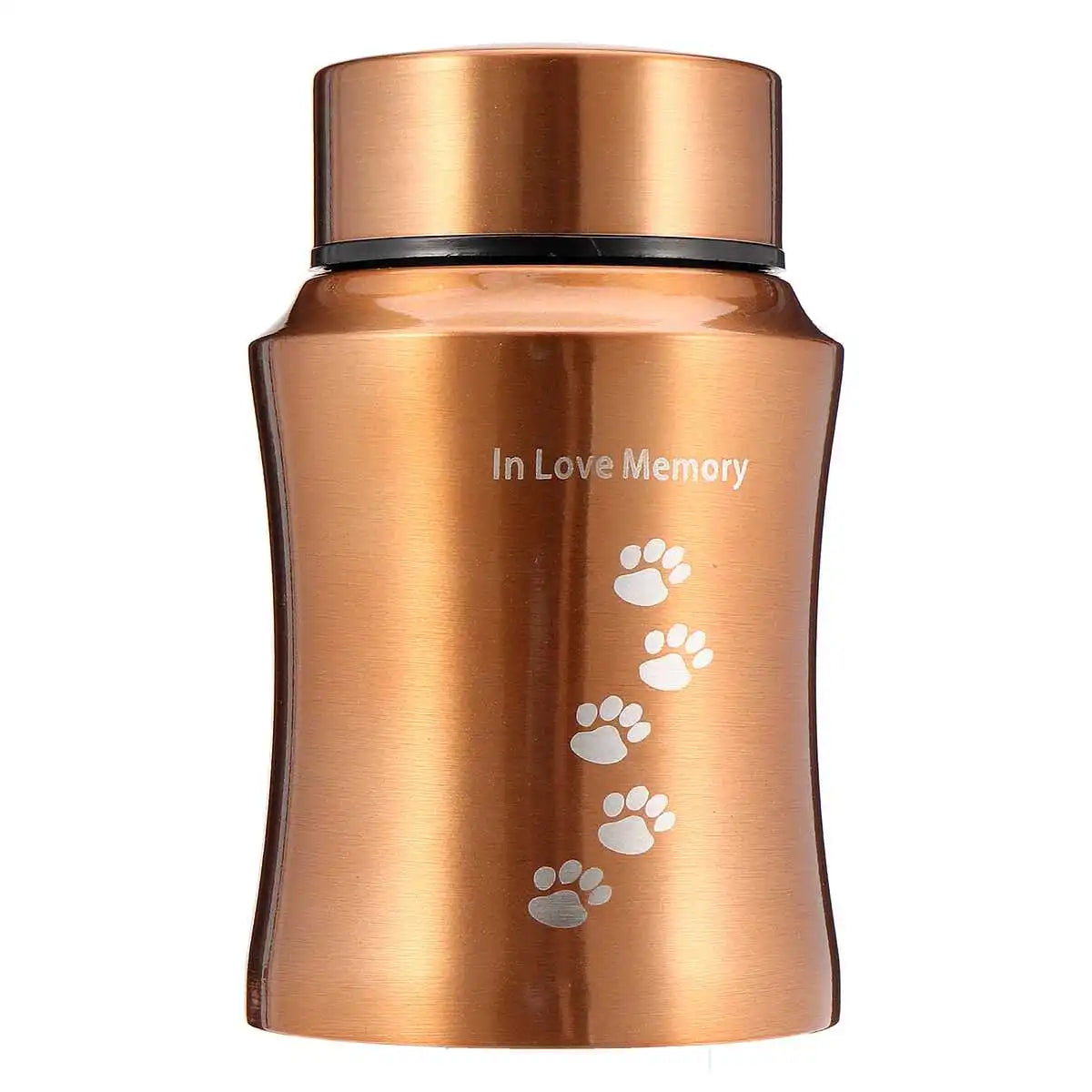 Stainless Steel Urns for Pets, Cremation Ashes, Keepsake Casket, Gold, Silver, Dog, Cat, Birds, Mouse, Pet Memorials