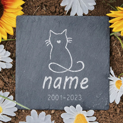 Personalised Pet Memorial Stone with Custom Dog Name