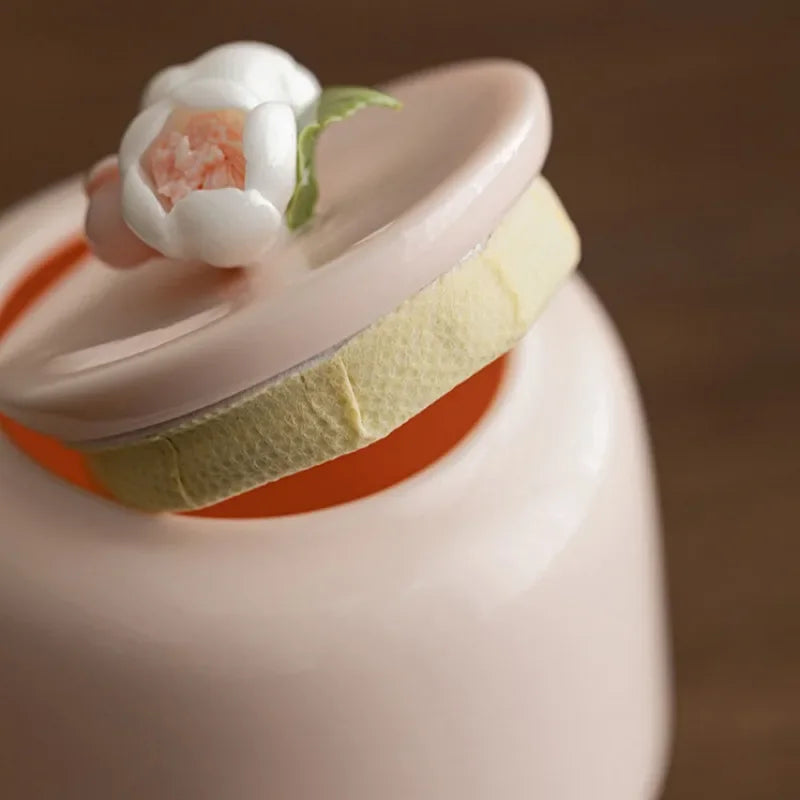 Pets Ceramic Urn Cremation Moisture-proof Memorial Cat and Dog Ashes Storage Hair Teeth Caskets and Urns Pet Memorials Products